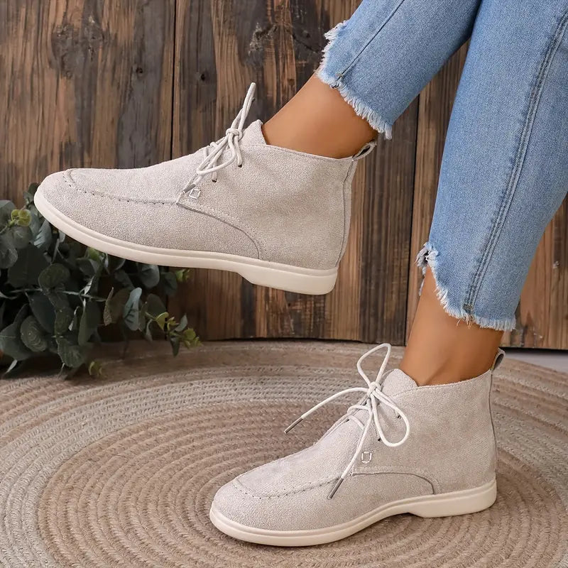 Modern Learning Ladies' Shoes - Maxime-Beige White-3.0-Nora Luxe