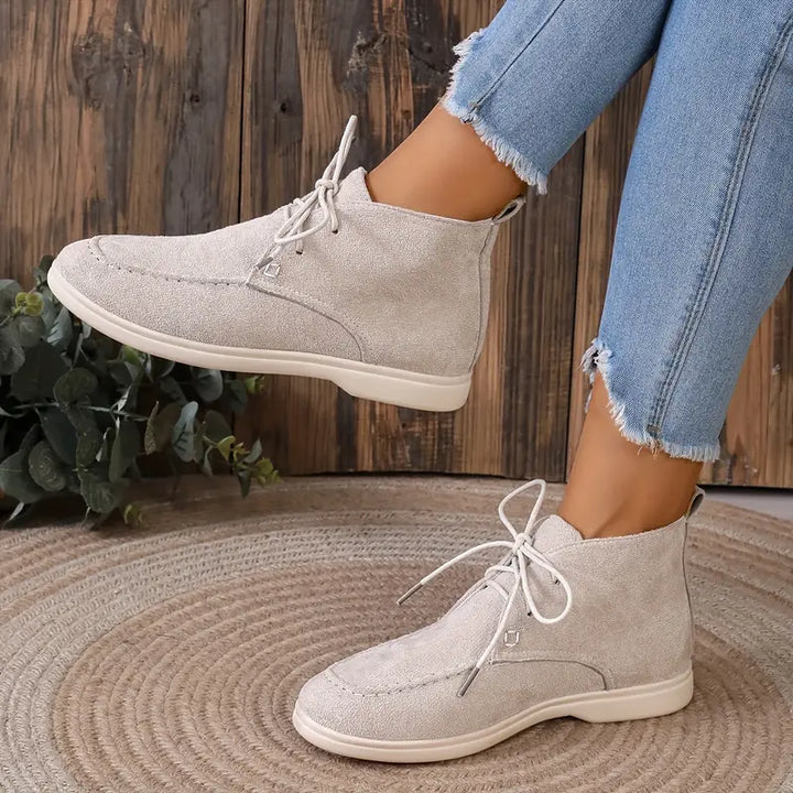 Modern Learning Ladies' Shoes - Maxime-Beige White-3.0-Nora Luxe