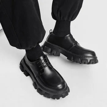 Modern Learning Shoes with Thick Sole - Ethan-Black-5.0-Nora Luxe