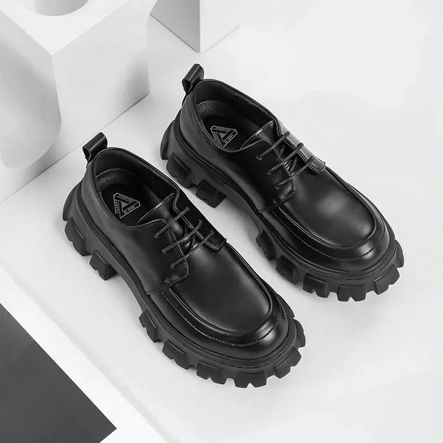 Modern Learning Shoes with Thick Sole - Ethan-Black-5.0-Nora Luxe