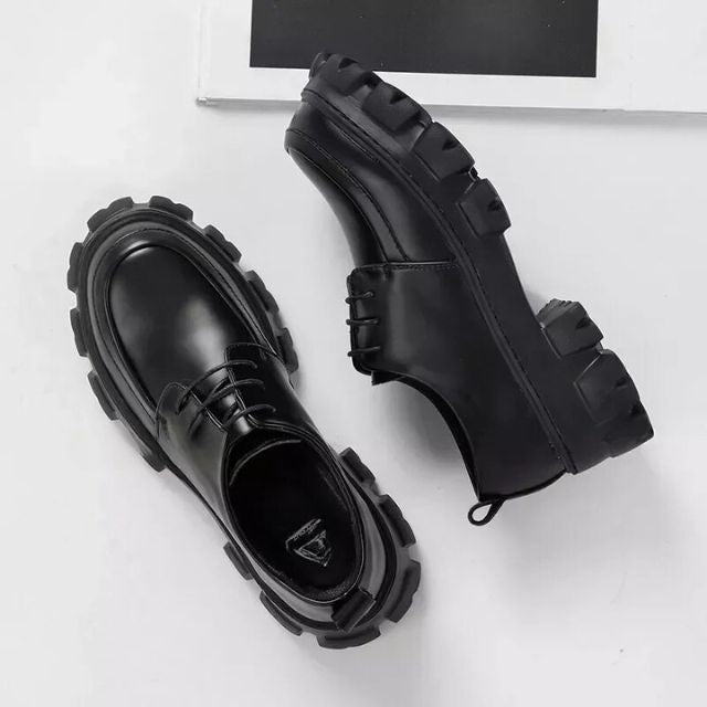 Modern Learning Shoes with Thick Sole - Ethan-Black-5.0-Nora Luxe
