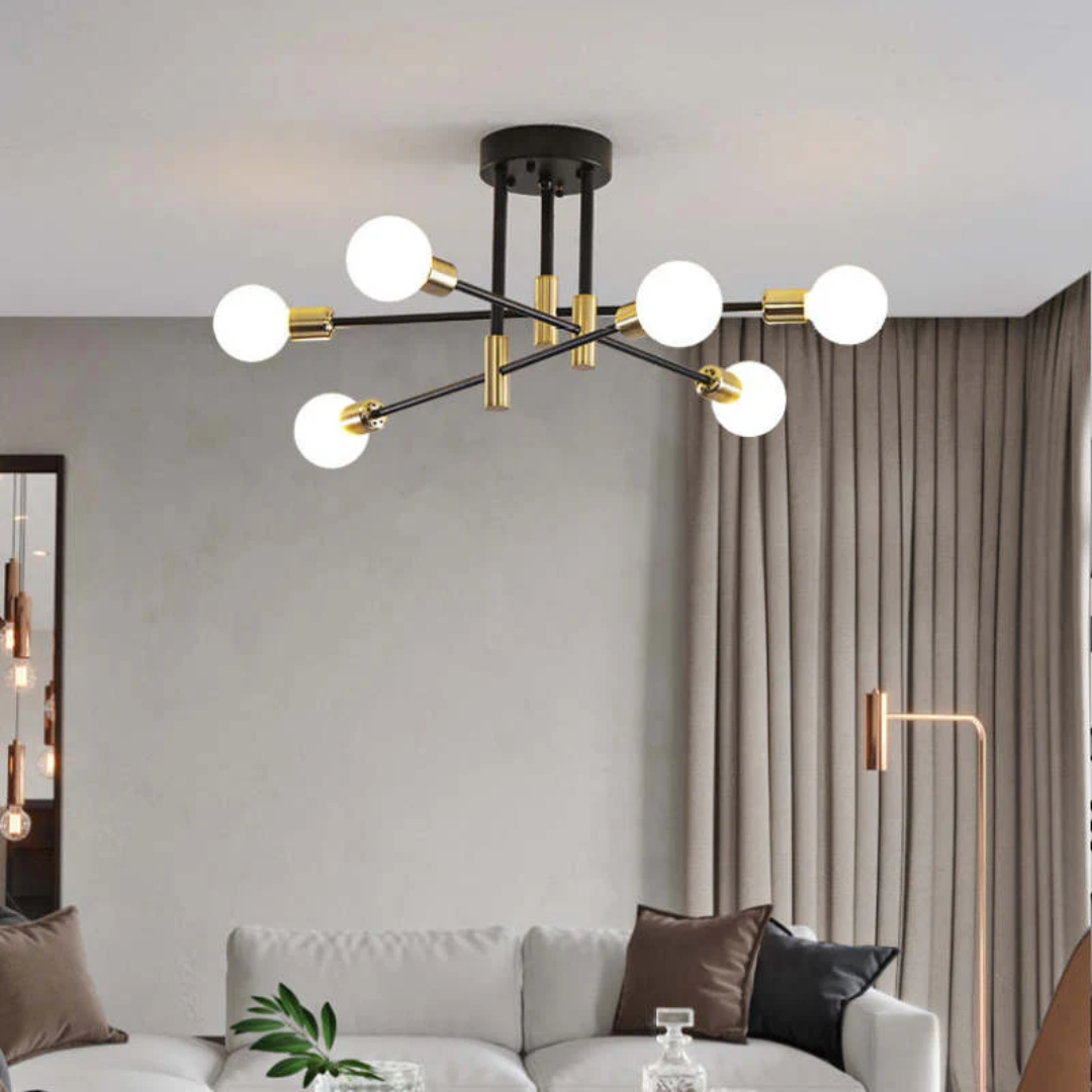 Modern LED Ceiling Light - Lumière Royale-Without Light Bulbs-6 lamps-Nora Luxe