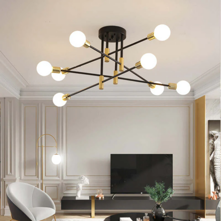 Modern LED Ceiling Light - Lumière Royale-Without Light Bulbs-8 lamps-Nora Luxe