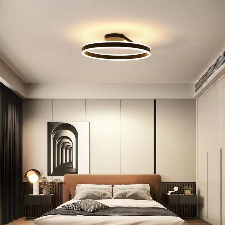 Modern LED Ceiling Light - Luminara-Black-3 Colours-A-Nora Luxe