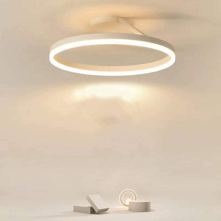 Modern LED Ceiling Light - Luminara-White-3 Colours-A-Nora Luxe