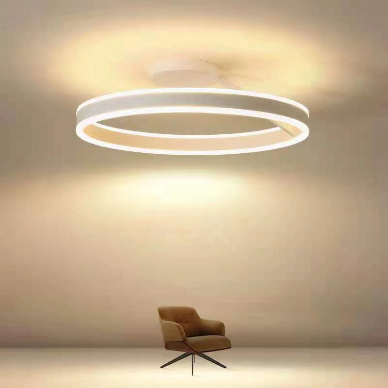 Modern LED Ceiling Light - Luminara-White-3 Colours-B-Nora Luxe