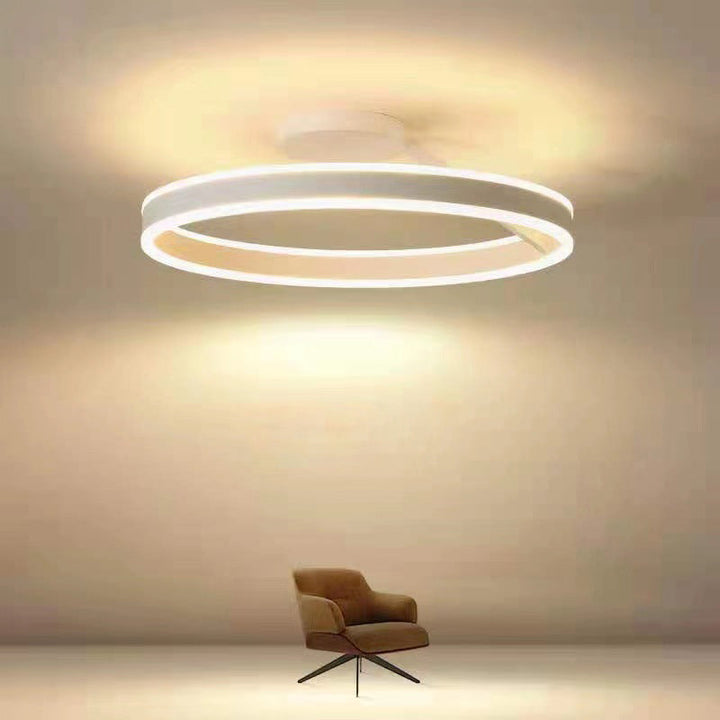 Modern LED Ceiling Light - Luminara-White-3 Colours-B-Nora Luxe