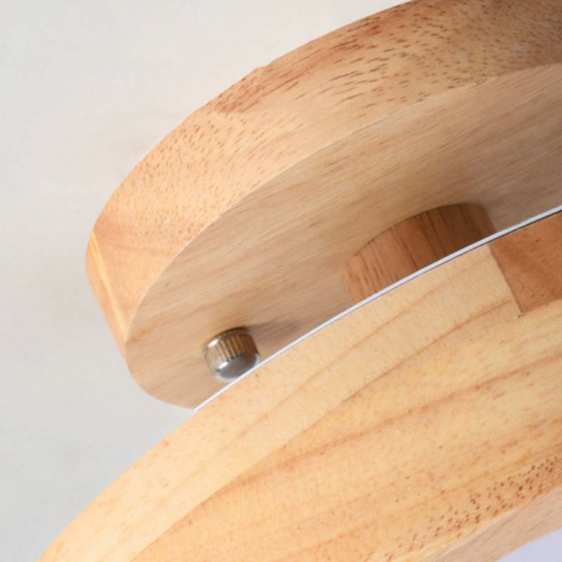Modern LED Ceiling Light - LunaLux-Wood-Nora Luxe