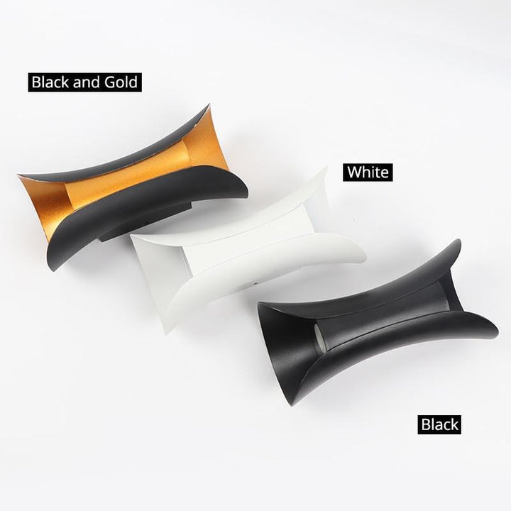 Modern LED Outdoor Wall Lamp - LumiEdge-Black and Gold-Small 6W-Warm white-Nora Luxe