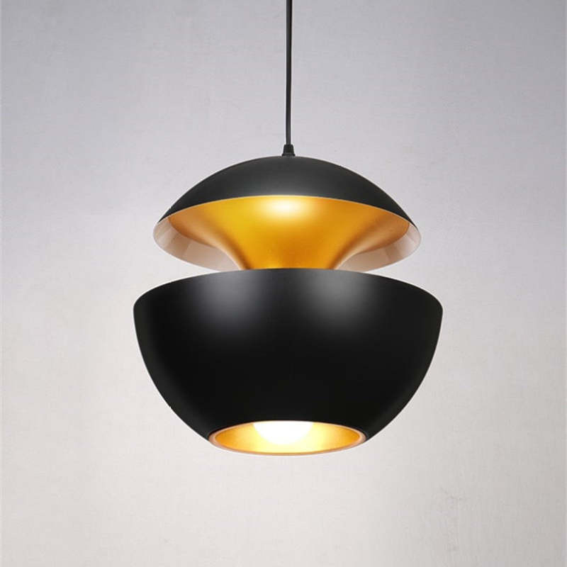 Modern LED Pendant Lamp - AstraGlow-Black-Small (9.84 in)-Nora Luxe
