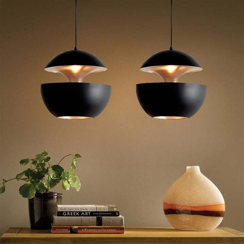 Modern LED Pendant Lamp - AstraGlow-White-Small (9.84 in)-Nora Luxe