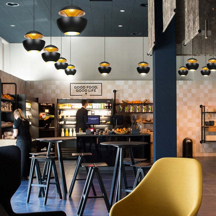 Modern LED Pendant Lamp - AstraGlow-White-Small (9.84 in)-Nora Luxe