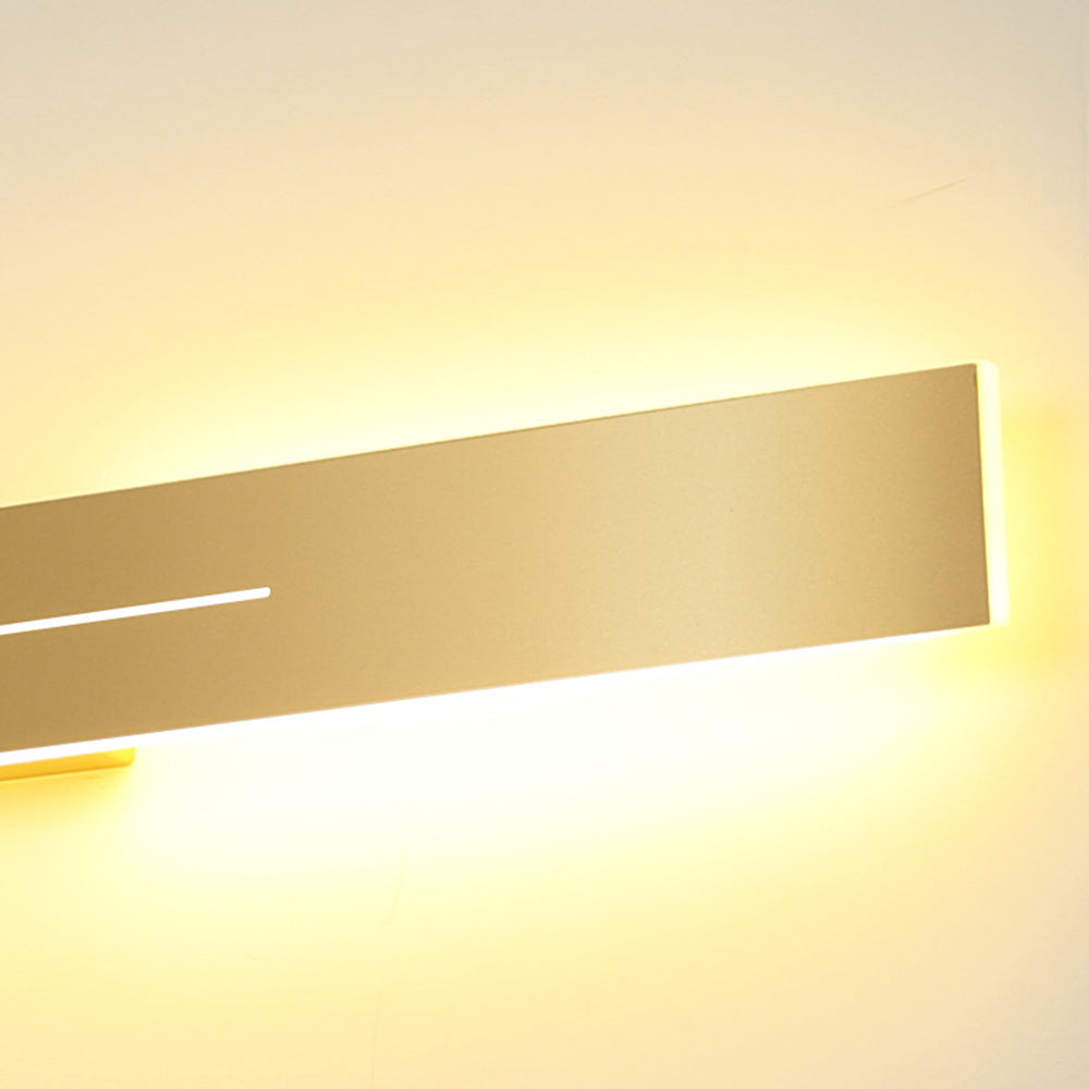 Modern LED Wall Lamp - LumièreGold-Black-L 23.62 in-Warm White-Nora Luxe