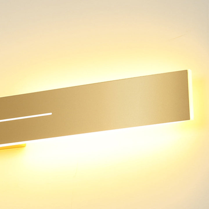 Modern LED Wall Lamp - LumièreGold-Black-L 23.62 in-Warm White-Nora Luxe