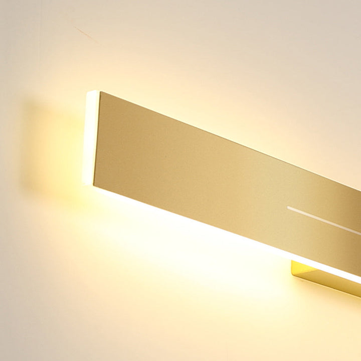 Modern LED Wall Lamp - LumièreGold-Black-L 23.62 in-Warm White-Nora Luxe