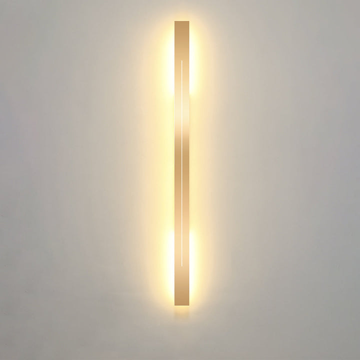 Modern LED Wall Lamp - LumièreGold-Black-L 23.62 in-Warm White-Nora Luxe
