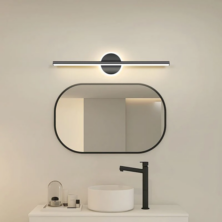 Modern LED Wall Lamp - OpalEdge-Round-Black-15.75 inches-Nora Luxe