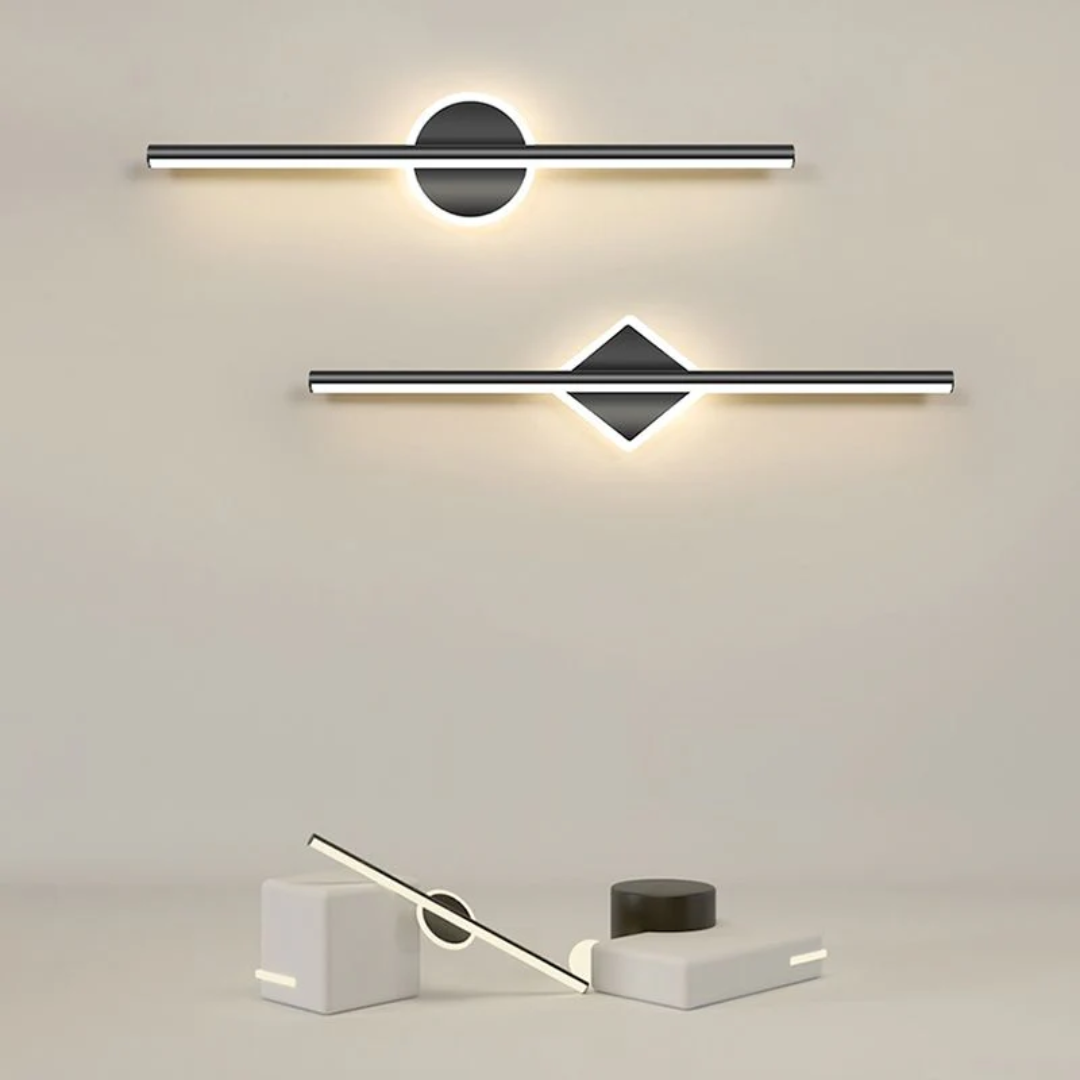 Modern LED Wall Lamp - OpalEdge-Round-Gold-15.75 inches-Nora Luxe