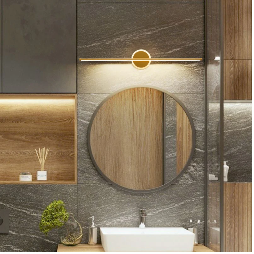 Modern LED Wall Lamp - OpalEdge-Round-Gold-15.75 inches-Nora Luxe