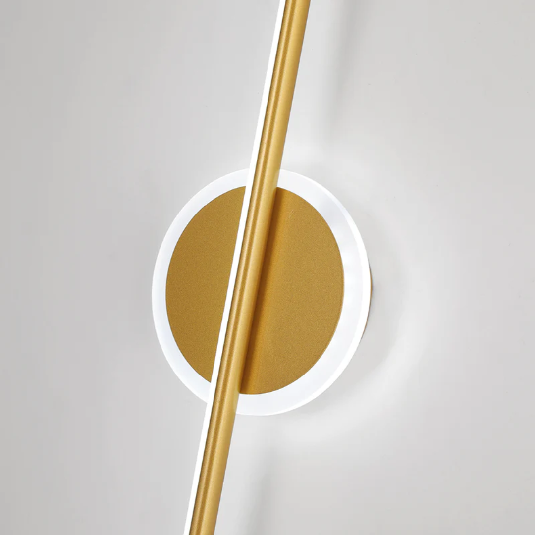 Modern LED Wall Lamp - OpalEdge-Round-Gold-15.75 inches-Nora Luxe