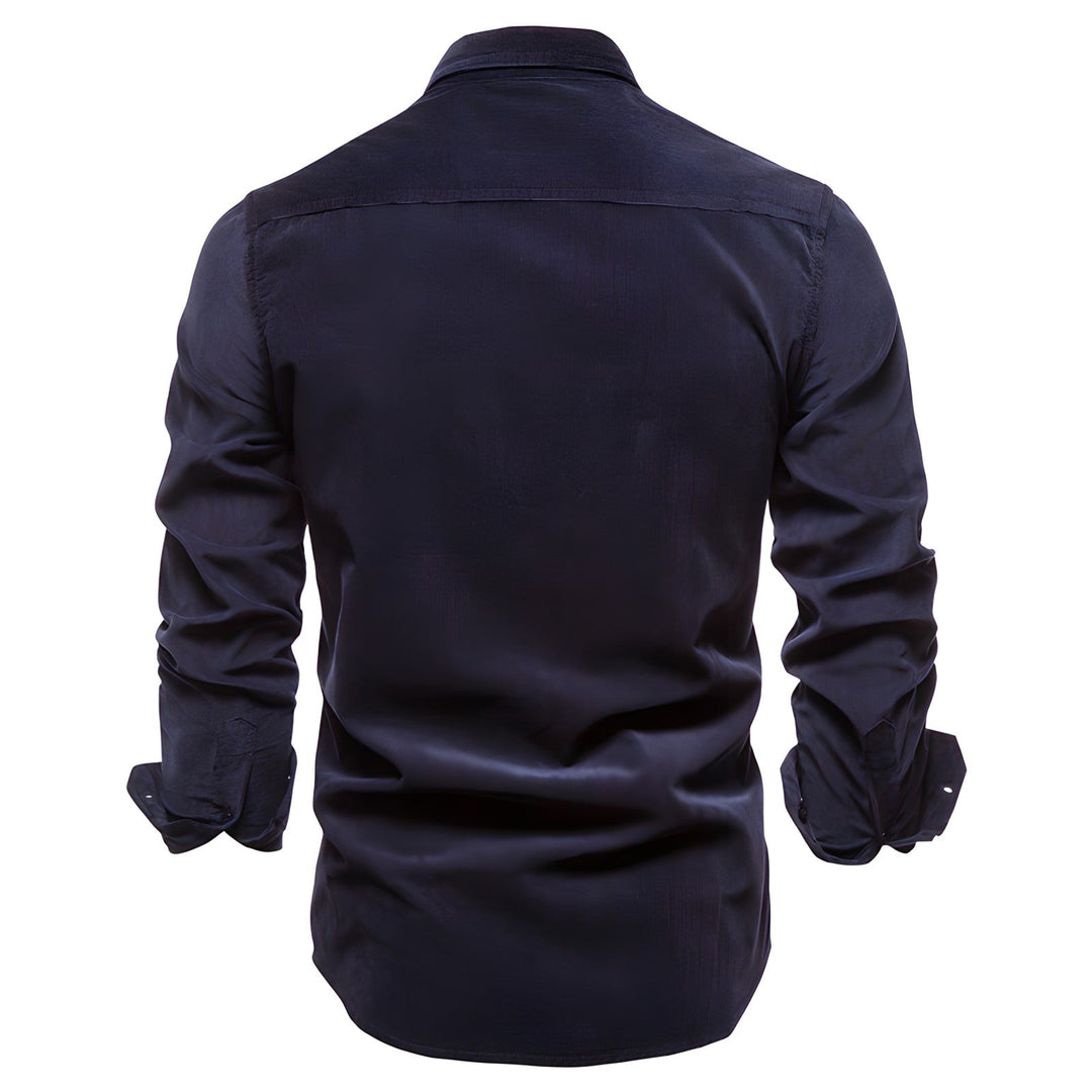 Modern Men's Shirt - Aiden-Dark Grey-S-Nora Luxe