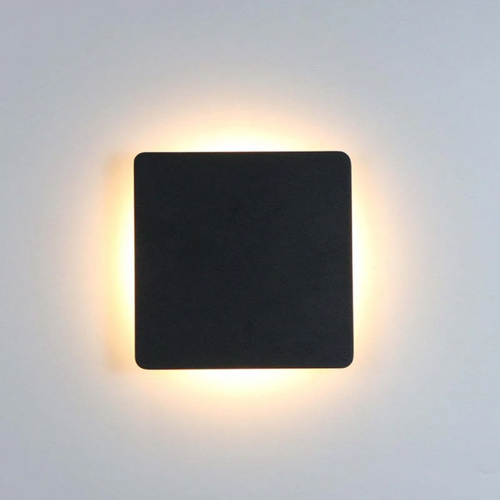 Modern Minimalist LED Wall Lamp - Zenith-Black-Warm White-Round Klein-Nora Luxe