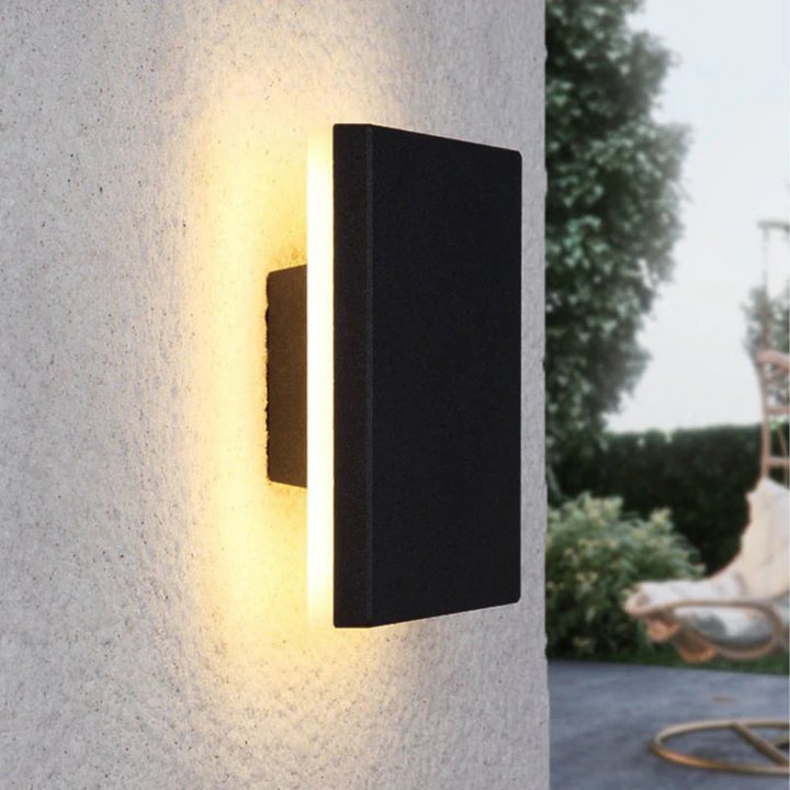 Modern Minimalist LED Wall Lamp - Zenith-Black-Warm White-Round Klein-Nora Luxe
