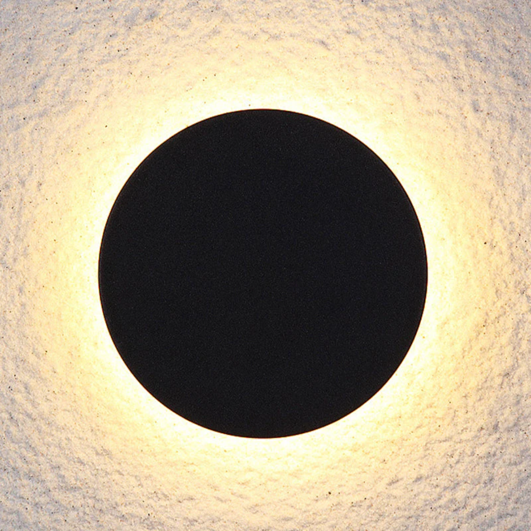 Modern Minimalist LED Wall Lamp - Zenith-Black-Warm White-Round Klein-Nora Luxe