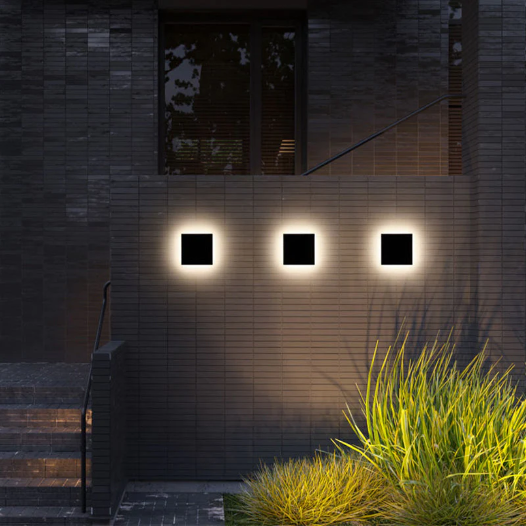 Modern Minimalist LED Wall Lamp - Zenith-Black-Warm White-Round Klein-Nora Luxe