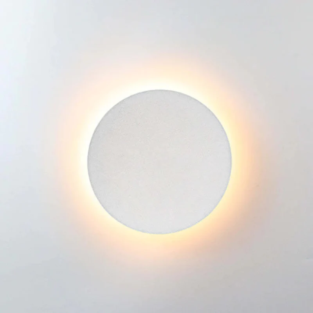 Modern Minimalist LED Wall Lamp - Zenith-White-Warm White-Round Klein-Nora Luxe