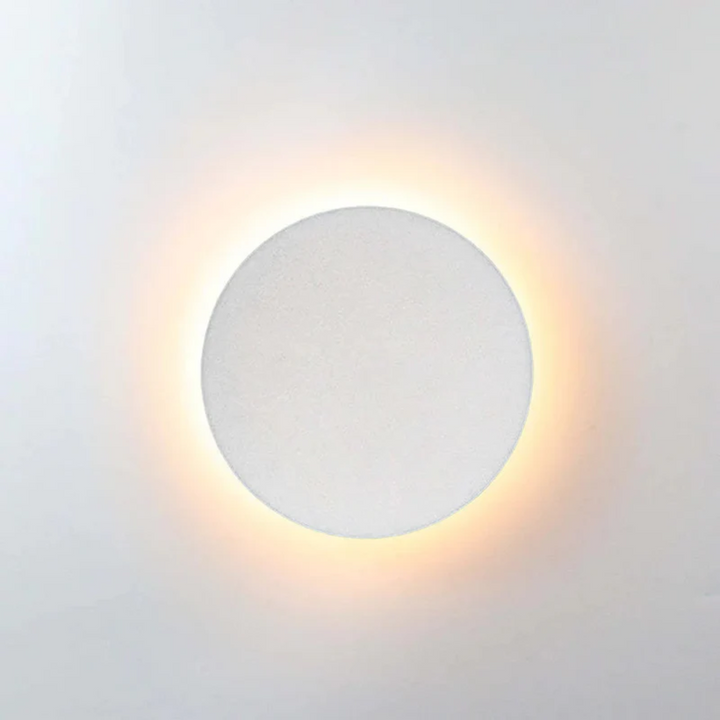 Modern Minimalist LED Wall Lamp - Zenith-White-Warm White-Round Klein-Nora Luxe