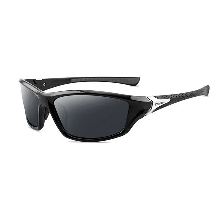 Modern & Polarised Unisex Sunglasses with UV400 Protection – Alex-Black-Nora Luxe