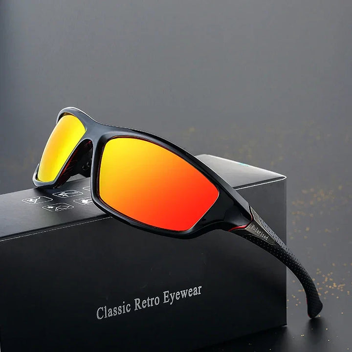 Modern & Polarised Unisex Sunglasses with UV400 Protection – Alex-Yellow-Nora Luxe