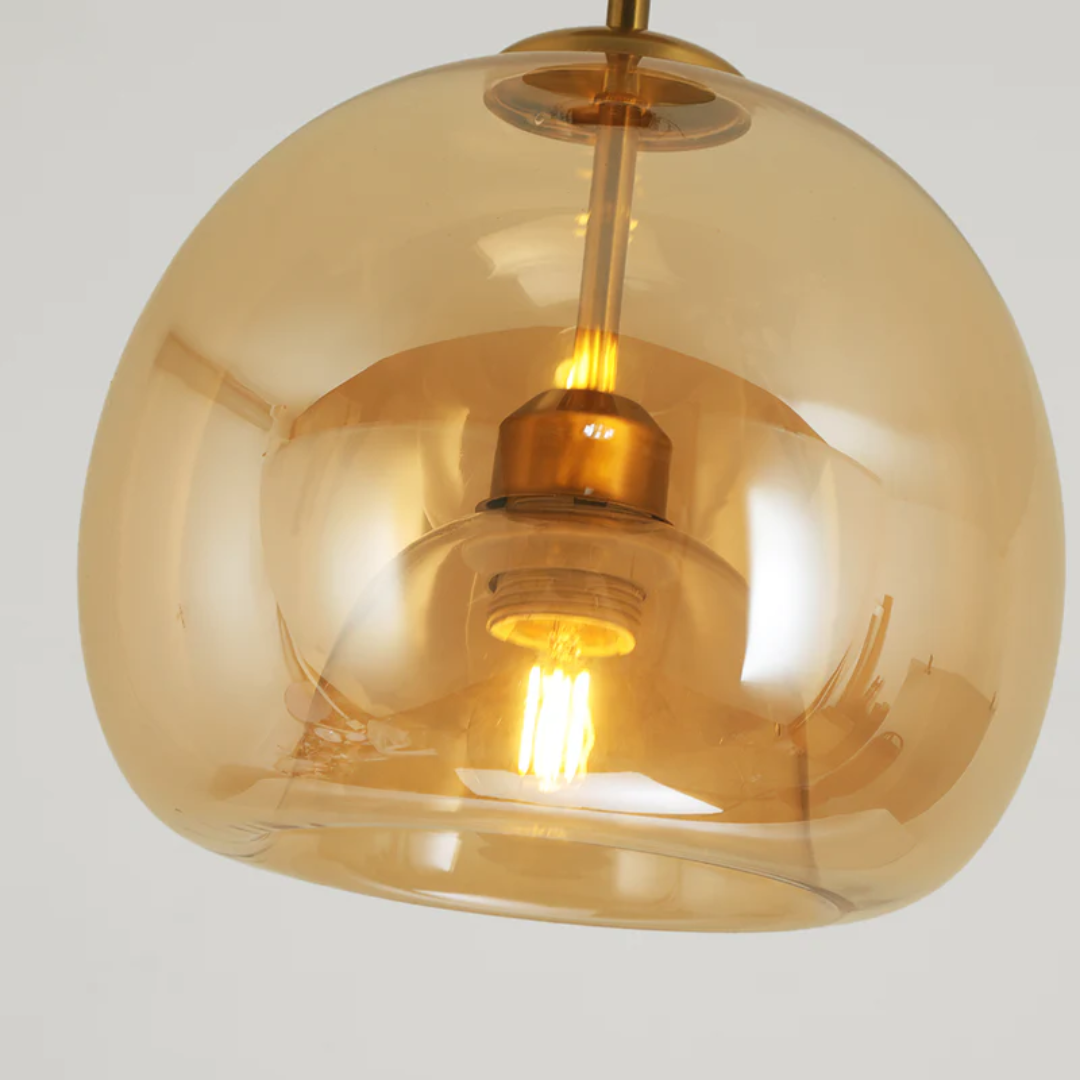 Modern Round LED Ceiling Lamp - Aurelia-Gold-Ceiling Lamps-Nora Luxe