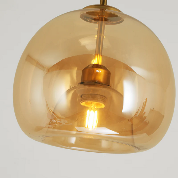 Modern Round LED Ceiling Lamp - Aurelia-Gold-Ceiling Lamps-Nora Luxe
