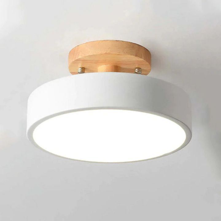 Modern Round LED Ceiling Light - Nova-White-Nora Luxe