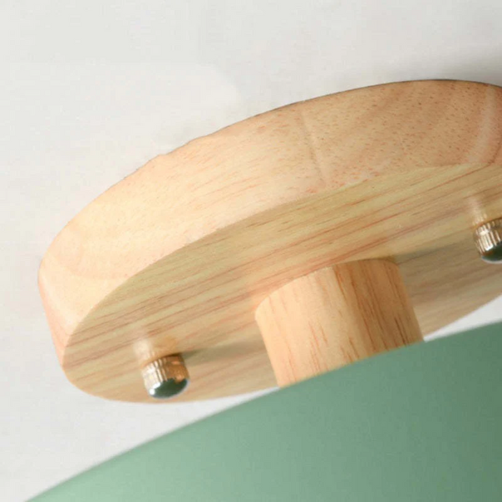 Modern Round LED Ceiling Light - Nova-Wood-Nora Luxe