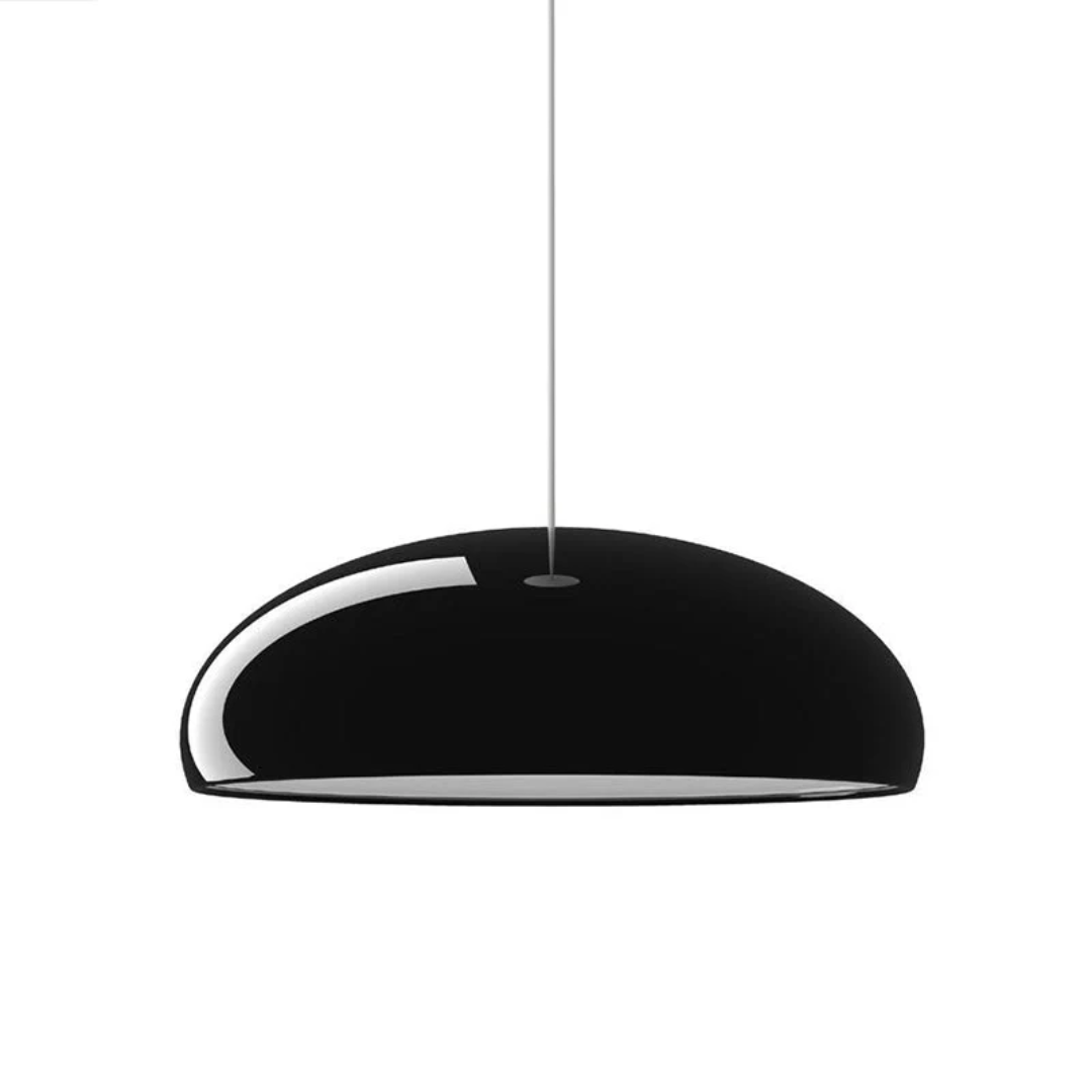 Modern Round LED Pendant Lamp - Serena-Orange-Average 13.78 inches-Nora Luxe