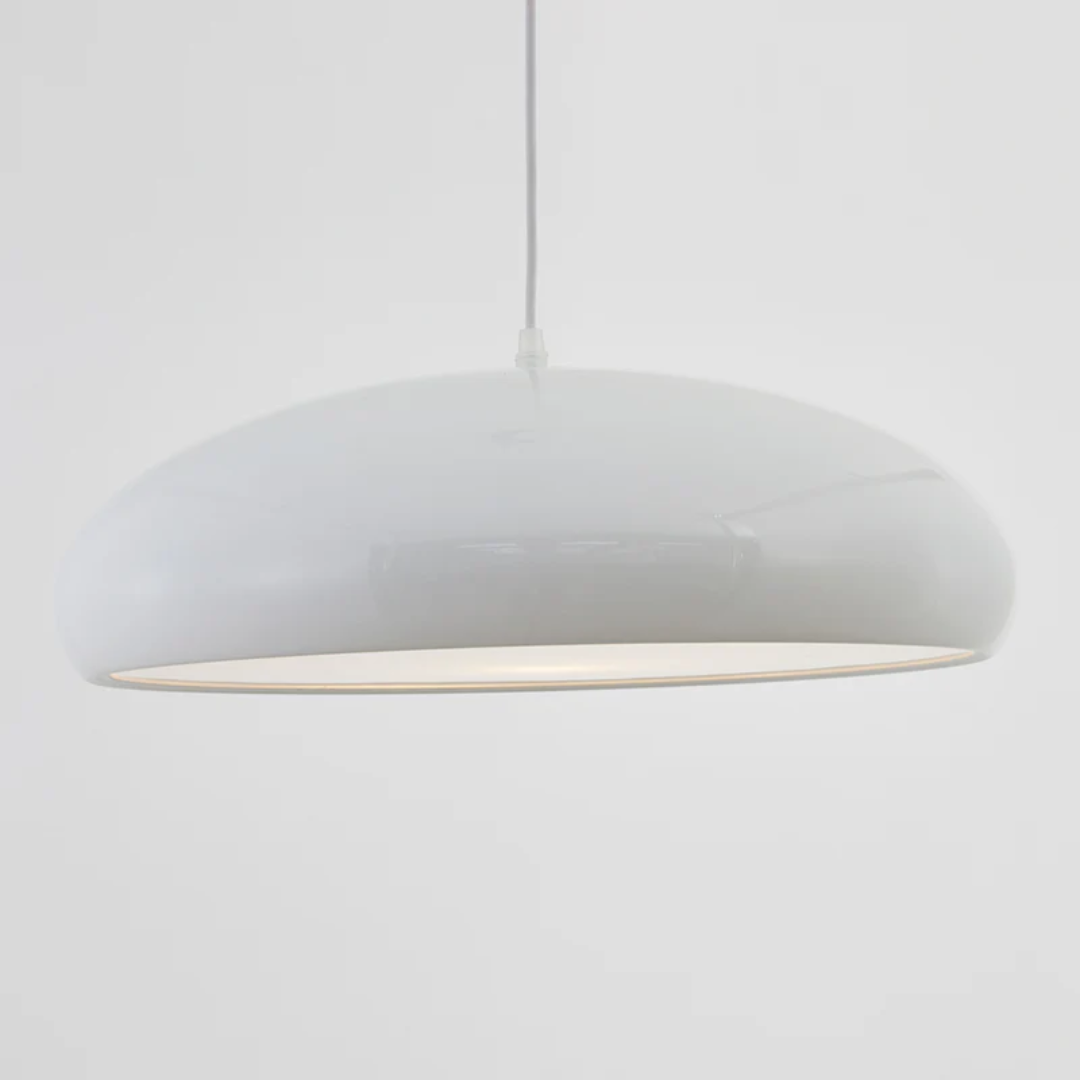 Modern Round LED Pendant Lamp - Serena-Orange-Average 13.78 inches-Nora Luxe