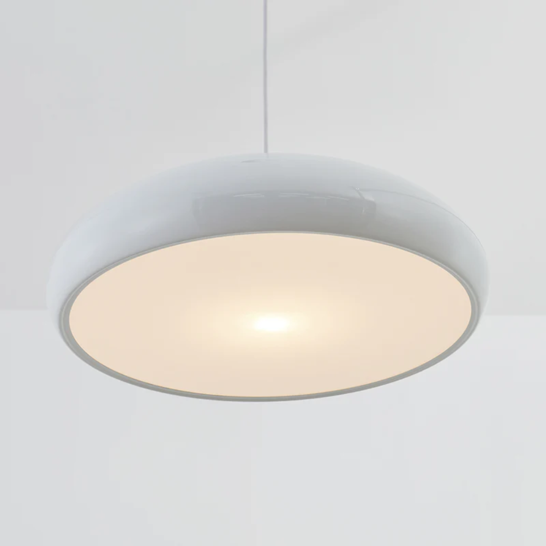 Modern Round LED Pendant Lamp - Serena-Orange-Average 13.78 inches-Nora Luxe