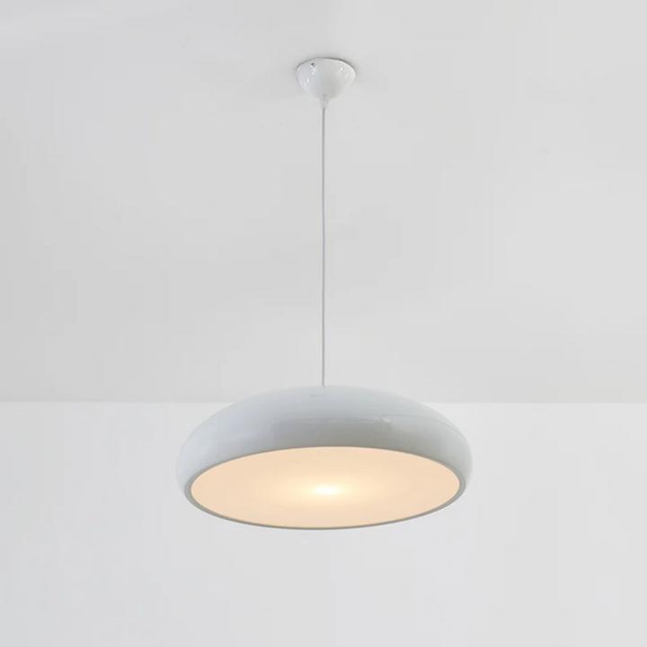 Modern Round LED Pendant Lamp - Serena-Orange-Average 13.78 inches-Nora Luxe