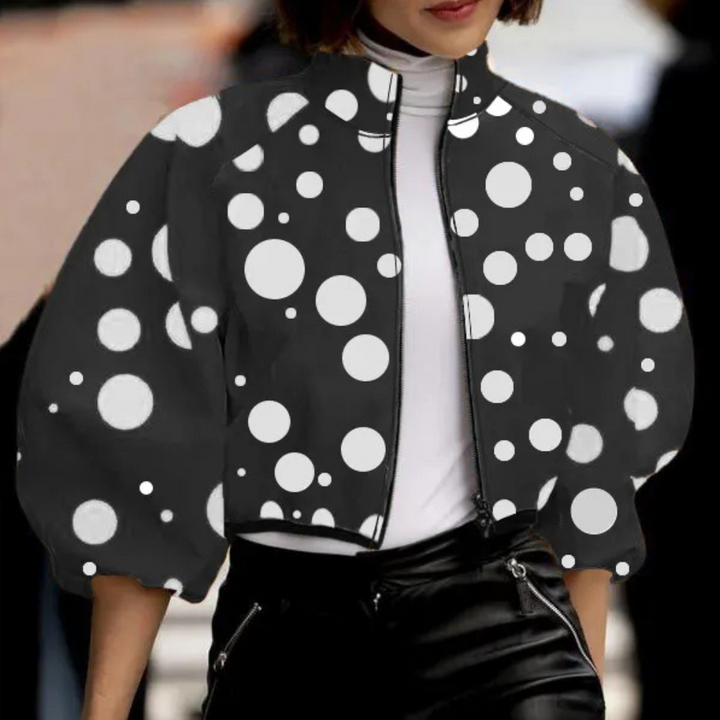 Modern Short Women's Coat - Vesper-Black-XS-Nora Luxe