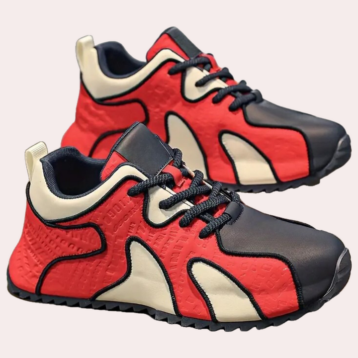 Modern Sneakers for Men - Dante-Red-6.5-Nora Luxe