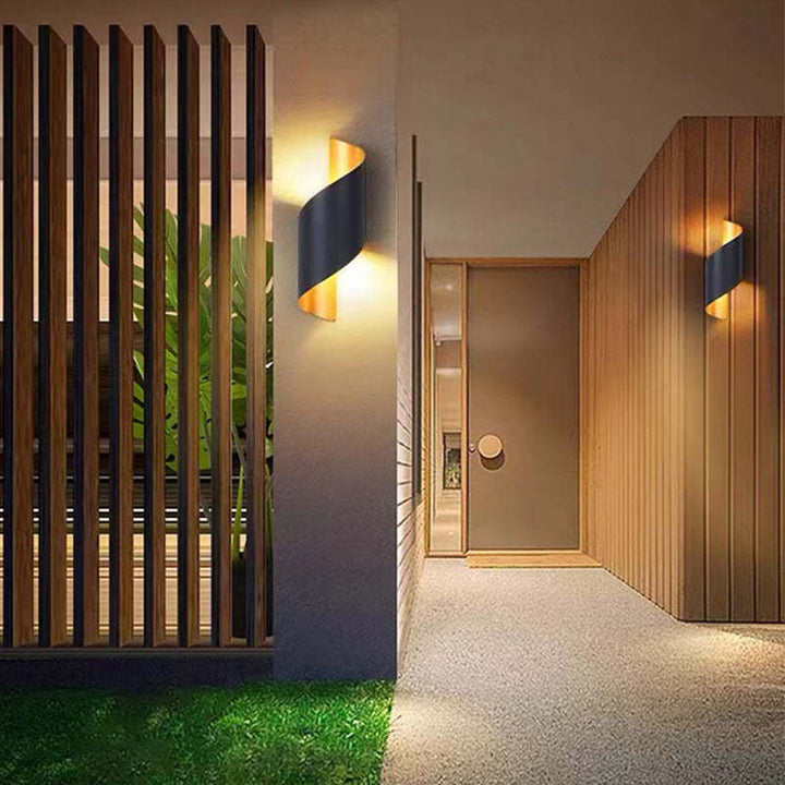 Modern Spiral LED Wall Light - TwistLight-Small-White-Nora Luxe