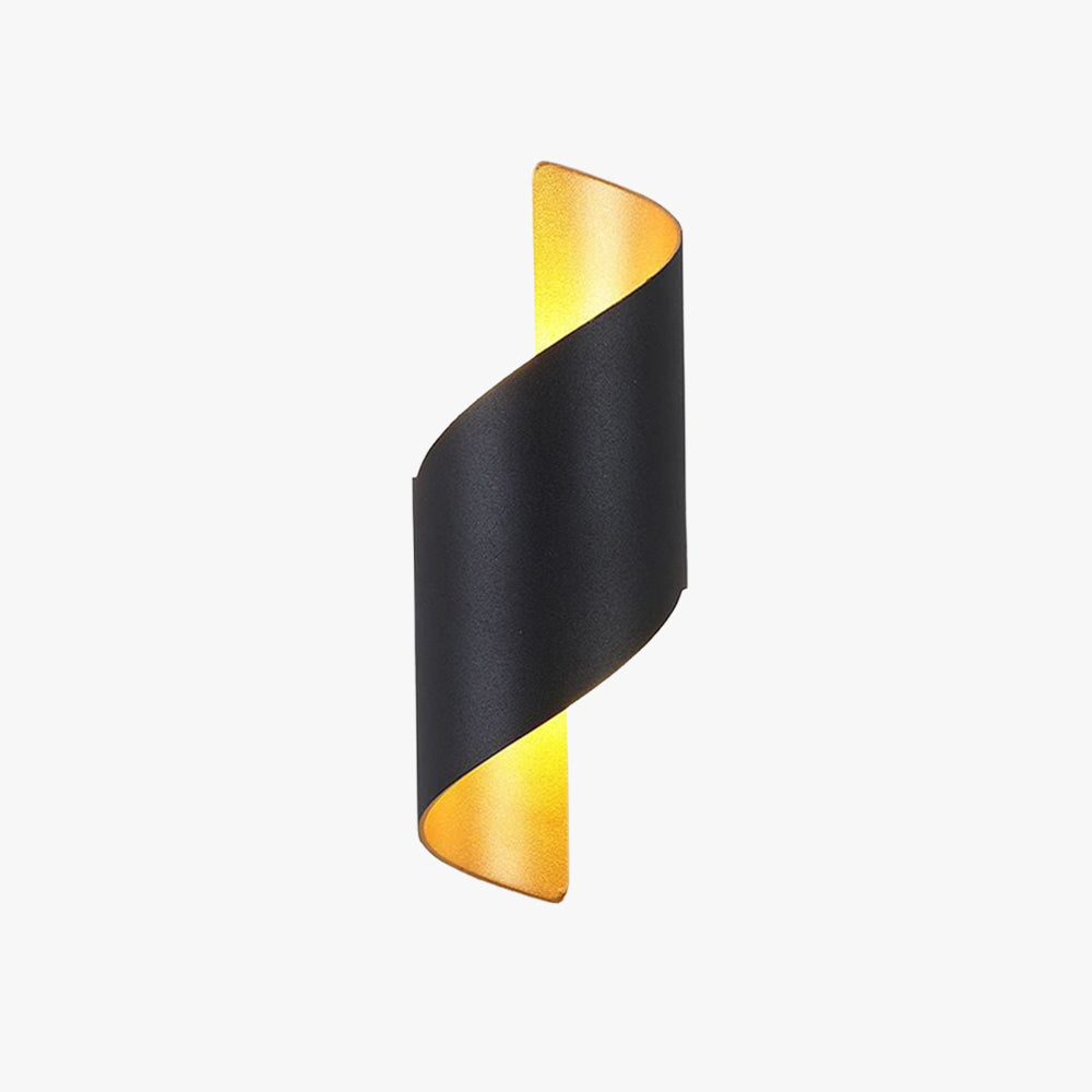 Modern Spiral LED Wall Light - TwistLight-Small-White-Nora Luxe
