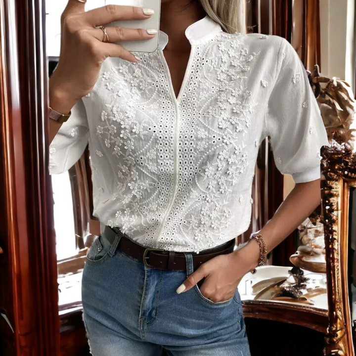 Modern Stylish Blouse - Celeste-S-Nora Luxe
