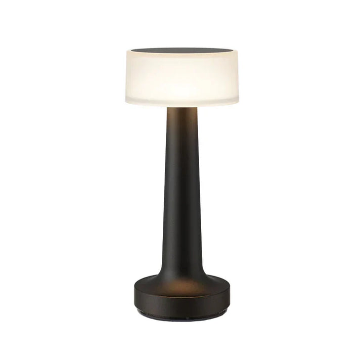 Modern Table Lamp - SleekGlow-Black/Glowing-Nora Luxe
