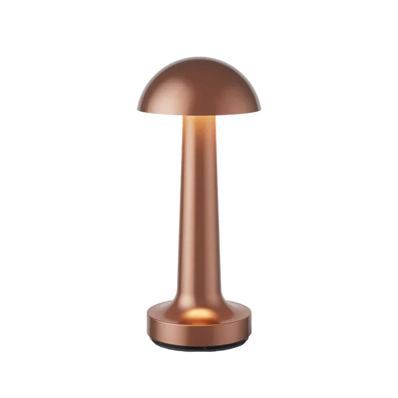 Modern Table Lamp - SleekGlow-Bronze/Round-Nora Luxe