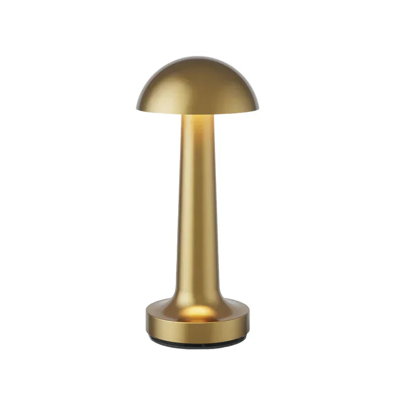 Modern Table Lamp - SleekGlow-Gold/Round-Nora Luxe