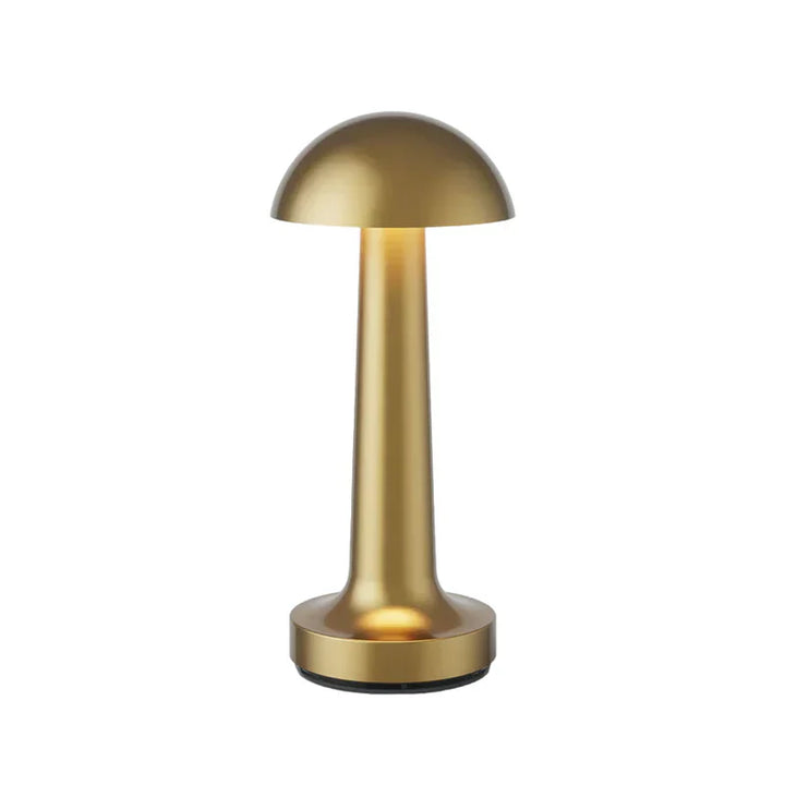 Modern Table Lamp - SleekGlow-Gold/Round-Nora Luxe
